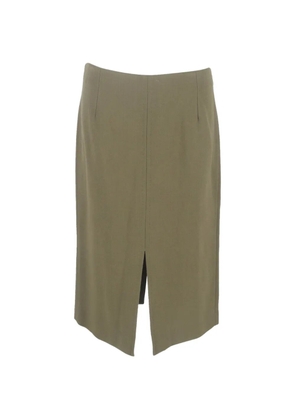 Roland Mouret slit midi skirt - Green