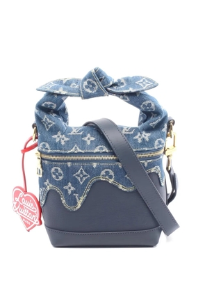 Louis Vuitton Pre-Owned x Nigo 2021s Japanese Cruiser squared handbag - Blue