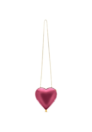 Oscar de la Renta heart baloon crossbody bag - Pink