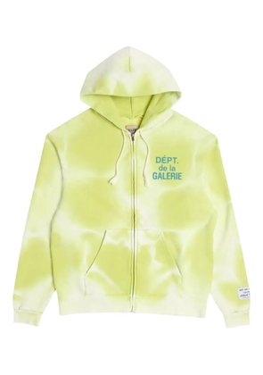 GALLERY DEPT. logo-print zip-up hoodie - Green