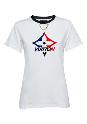 Louis Vuitton Pre-Owned monogram-print T-shirt - White