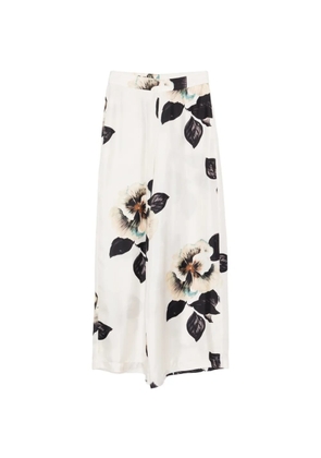 Antonio Marras floral-print trousers - White