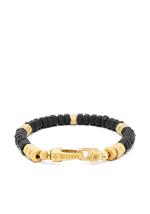 Nialaya Jewelry bead-detailing bracelet - Black