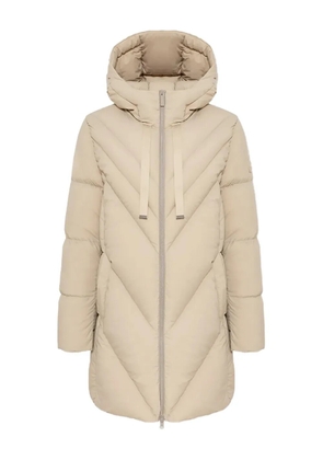 Colmar hooded quilted coat - Neutrals