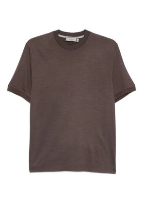 Canali crew-neck T-shirt - Brown