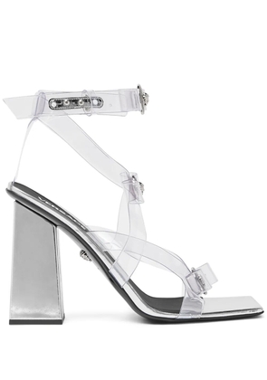 Versace Medusa bow-detailed sandals - Silver