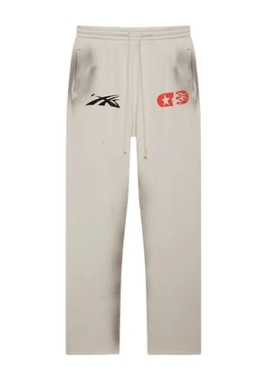 HELLSTAR If You Dont Like Us Beat Us track trousers - White