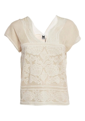 Missoni Pre-Owned lace-lurex top - White