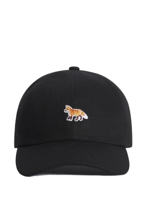 Maison Kitsuné Baby Fox embroidered cap - Black