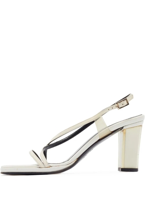 Gucci Pre-Owned 70mm leather sandals - White