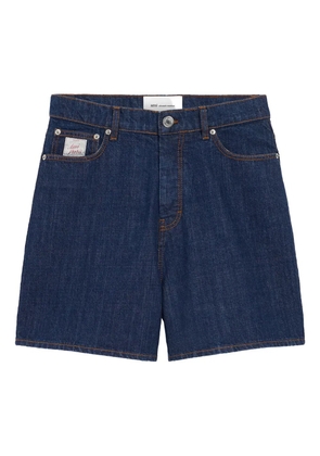 AMI Paris five-pocket denim shorts - Blue