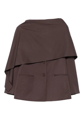 Isabelle Blanche layered blazer - Brown