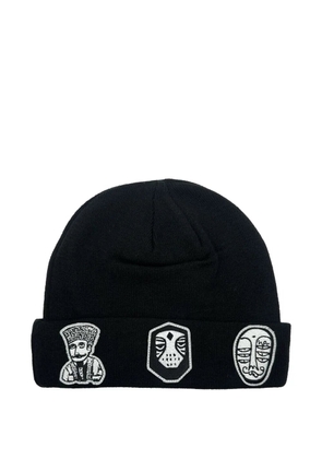 Haculla NYC embroidered beanie hat - Black