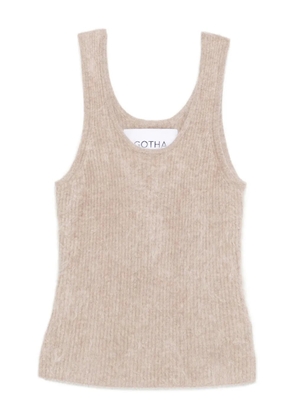 Gotha brushed-finish top - Neutrals