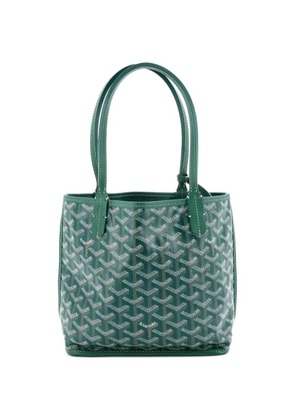 Goyard Pre-Owned Anjou Reversible Tote Coated Canvas Mini satchel - Green
