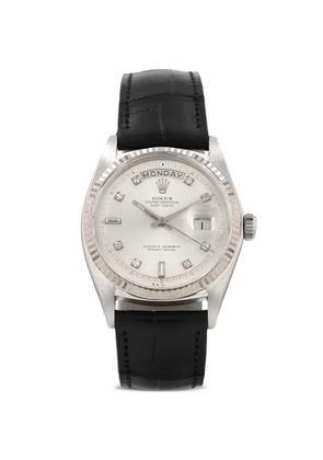 Rolex 1971s 36mm Day-Date striated bezel watch - Black