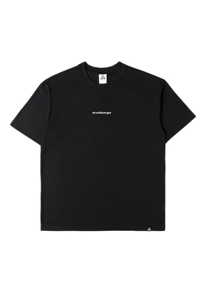 Nike embroidered T-shirt - 010 BLACK