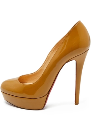 Christian Louboutin Pre-Owned Bianca platform heel pumps - Brown