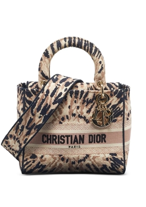 Christian Dior Pre-Owned 2020 Lady D-Lite embroidered tote bag - Neutrals