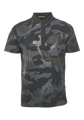 Valentino Garavani Pre-Owned camouflage piqué polo shirt - Blue