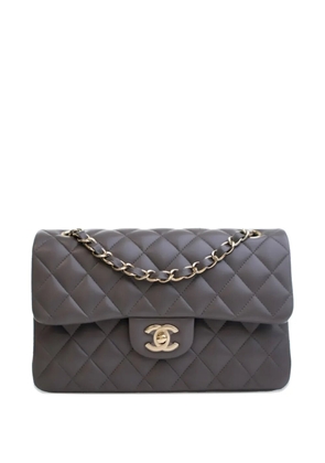 CHANEL Pre-Owned 2021-2025 Small Classic Lambskin Double Flap shoulder bag - Grey