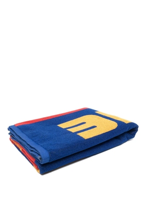 Martine Rose logo-print beach towel - Red