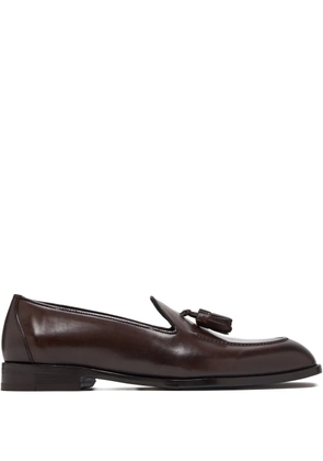 Brioni tassel-detail leather loafers - Brown