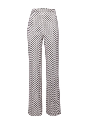 Elisabetta Franchi logo-print embellished-pocket trousers - Neutrals