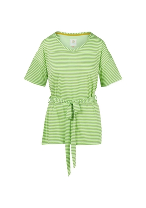 PIP STUDIO striped tie-waist T-shirt - Green