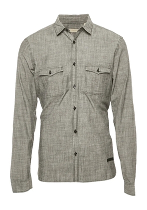 Burberry Pre-Owned double-pocket cotton shirt - Grey