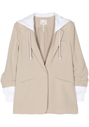 Cinq A Sept Khloe hooded blazer - Brown