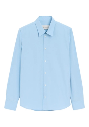 AMI Paris Ami De Coeur logo-embroidered shirt - Blue