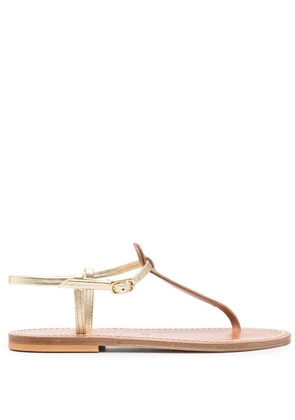 K. Jacques T-bar open-toe sandals - Gold