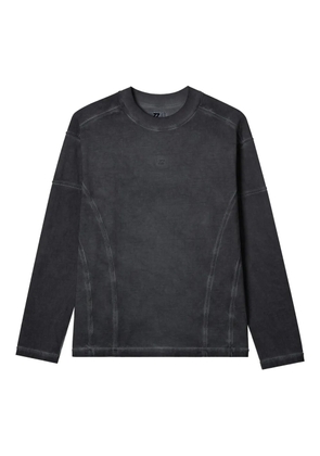 izzue long-sleeve panelled T-shirt - Grey
