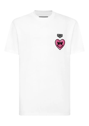 Philipp Plein Smile Patch T-shirt - White