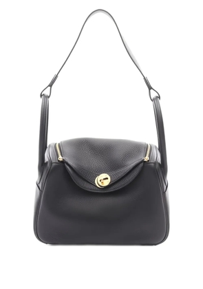 Hermès Pre-Owned 2025 Lindy 26 leather shoulder bag - Black