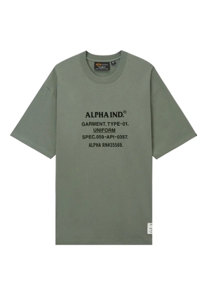 Alpha Industries graphic-print T-shirt - Green
