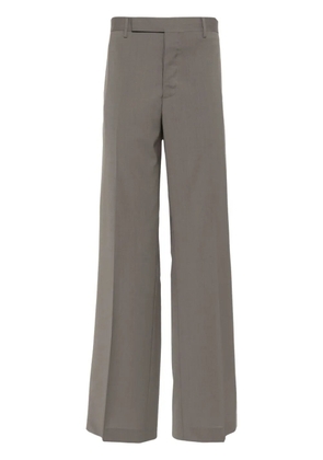 Rick Owens Dietrich pressed-crease trousers - Brown