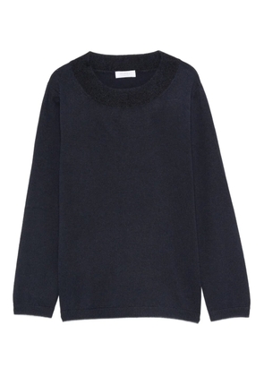 Barba crew-neck sweater - Blue