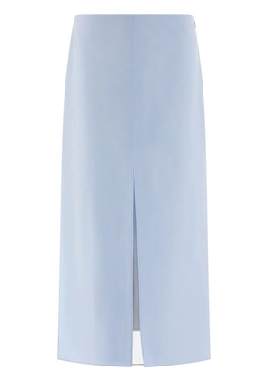 Ferragamo layered midi skirt - Blue