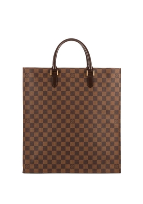 Louis Vuitton Pre-Owned Sac Plat chequered tote bag - Brown