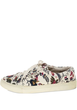 Tory Burch Amalia floral Lace-up sneakers - Neutrals