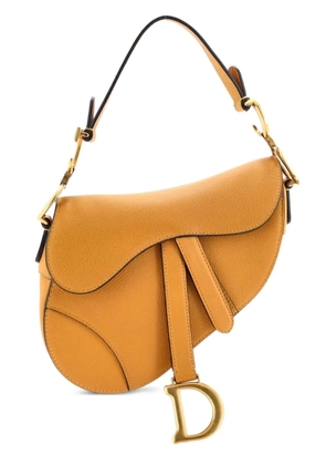 Christian Dior Pre-Owned Saddle Handbag Leather Mini shoulder bag - White