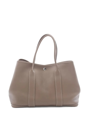 Hermès Pre-Owned 2017 Garden Party PM leather tote bag - Brown