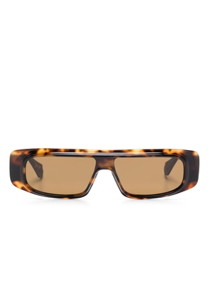 GIGI STUDIOS rectangle-frame sunglasses - Brown