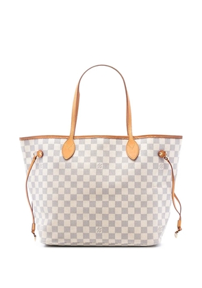 Louis Vuitton Pre-Owned 2011 Damier Azur Neverfull MM tote bag - White