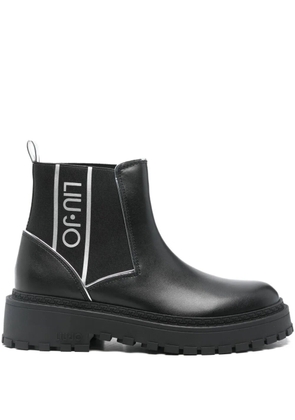 LIU JO logo chelsea boots - Black