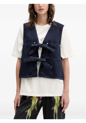 Stine Goya bow-detail top - Blue