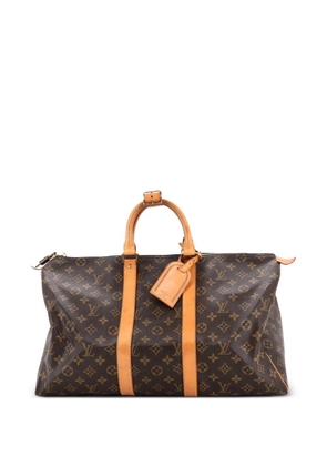 Louis Vuitton Pre-Owned Keepall Bag Monogram Canvas 45 satchel - Brown
