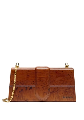 Jacquemus Le Bambino en bois shoulder bag - Brown